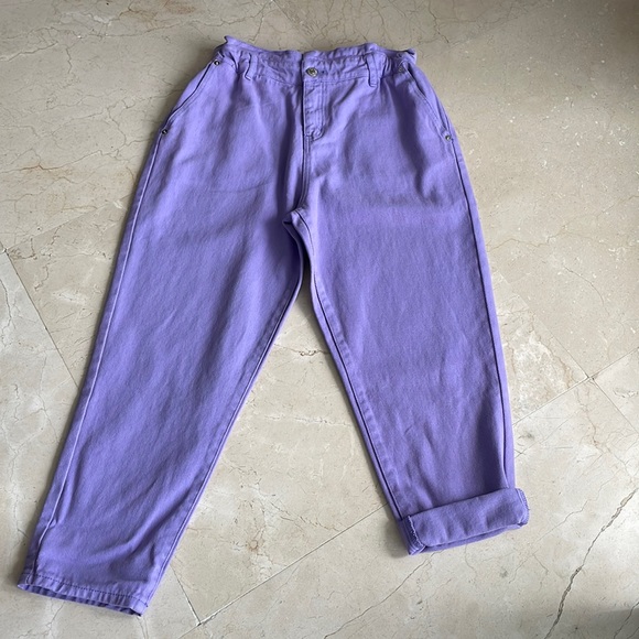 NWT LAVENDER HIGH WAISTED JEAN - Picture 1 of 5